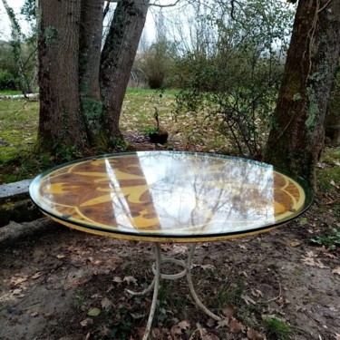 Peinture intitulée "Table fausse marque…" par Olivier Charlet De Sauvage, Œuvre d'art originale, Huile