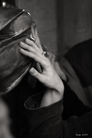 Photographie intitulée "Touch..." par Olivier Horen, Œuvre d'art originale, Huile