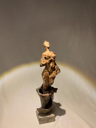 Escultura intitulada "Vagues - De la Femme" por Olivier Poulin, Obras de arte originais, Gesso