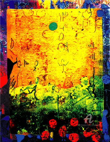 Pittura intitolato "1998 - Prix du Jury…" da Olivier Dayot, Opera d'arte originale, Olio