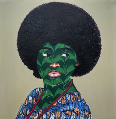 Painting titled "Mindset" by Oluwafemi Afolabi, Original Artwork, Acrylic