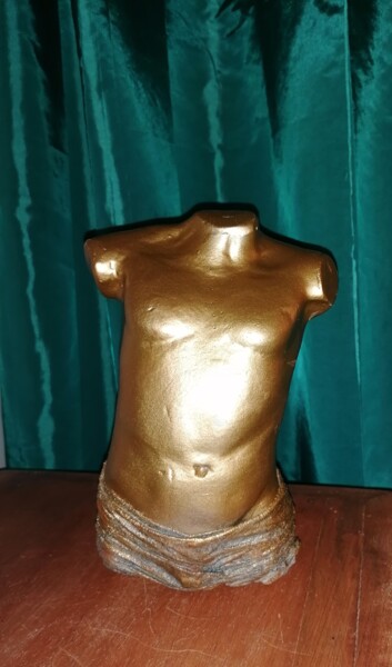 Sculpture titled "Adonis" by Olympe, Original Artwork, Ceramics