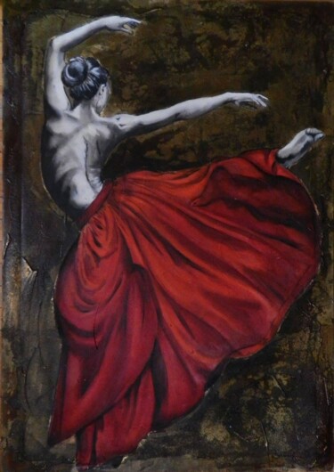 Pintura intitulada "La Forza 1" por Ombretta Buongarzoni, Obras de arte originais, Acrílico
