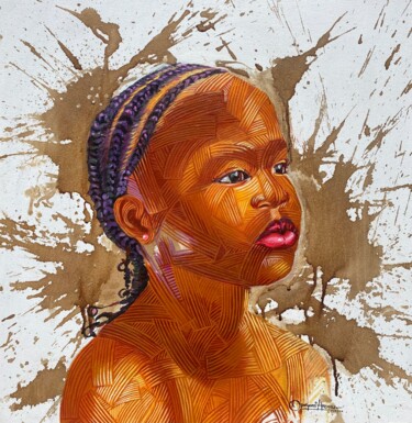 Pintura intitulada "Future unfolds" por Opeyemi Aremu, Obras de arte originais, Acrílico