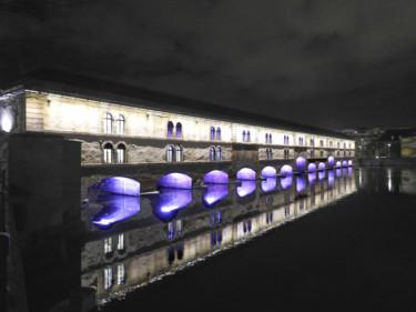 Fotografie getiteld "Strasbourg, le pont…" door Alain Brasseur, Origineel Kunstwerk