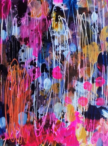 Painting titled "Art Abstrait Abstra…" by Céline Marcoz, Original Artwork, Acrylic