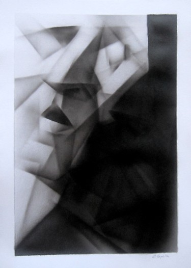Dibujo titulada "Clar i obscur /clai…" por Oriol Capella, Obra de arte original, Tinta