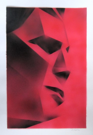 Pintura titulada "Vermell / Rouge / R…" por Oriol Capella, Obra de arte original, Acrílico