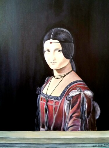 Pittura intitolato "My version of La be…" da Oscar Galvan, Opera d'arte originale, Acrilico