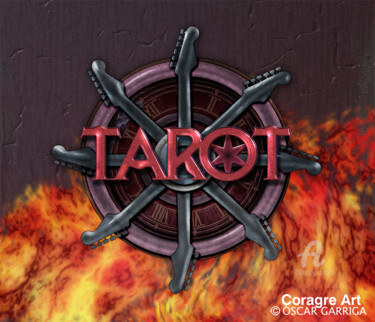 「Tarot Rock Band」というタイトルのデジタルアーツ Òscar Garriga (Coragre Art)によって, オリジナルのアートワーク, デジタル絵画