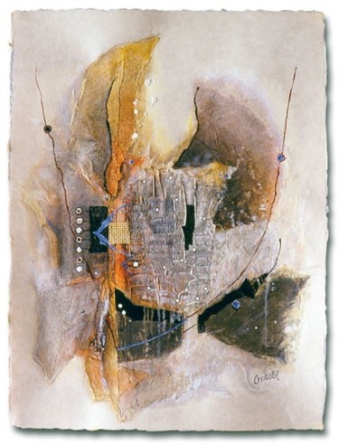 Schilderij getiteld "FIGURATION ÉNERGÉTI…" door Jean-Luc Osswald, Origineel Kunstwerk, Olie