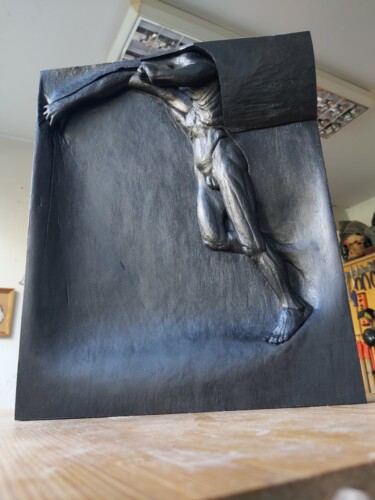 Sculpture intitulée "Slaver2022,2" par Osuch-Sculptures, Œuvre d'art originale, Bois