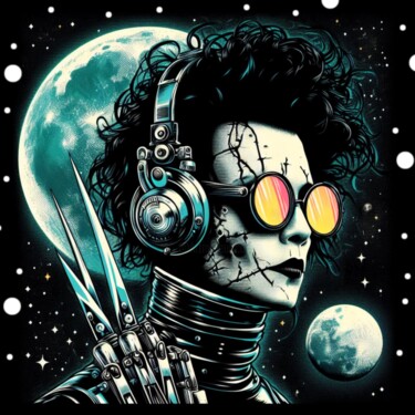 제목이 "Edward Scissorhands…"인 디지털 아트 Otis Porritt로, 원작, 2D 디지털 작업