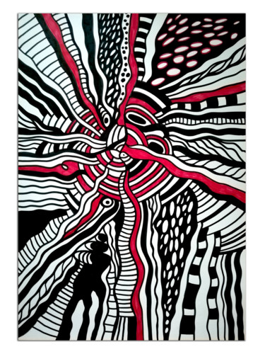 Drawing titled "graphic abstraction…" by Oxana Kolyagina, Original Artwork