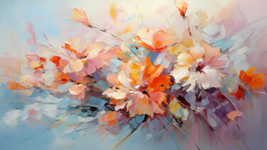 Цифровое искусство под названием "Flowers48" - P. Lee, Подлинное произведение искусства, Цифровая живопись