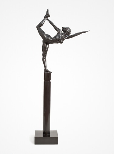 Escultura intitulada "Visionary Column" por Paige Bradley, Obras de arte originais, Bronze
