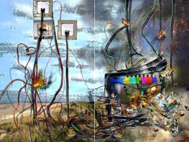 Arts numériques intitulée "democrazy-pal-sarko…" par Pal Sarkozy De Nagy-Bocsa, Œuvre d'art originale