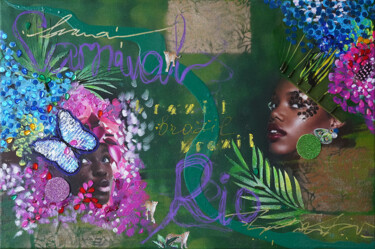 Картина под названием "“Carnaval. Part 1”…" - Palirina, Подлинное произведение искусства, Акрил Установлен на Деревянная рам…