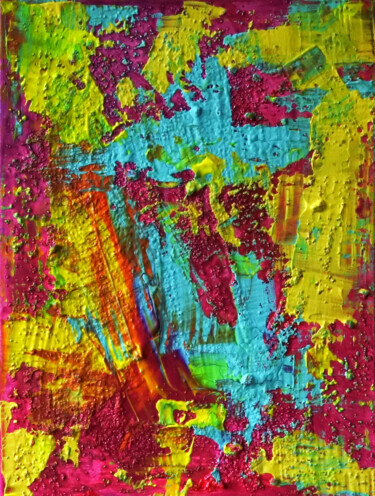 Painting titled "Matter Painting 2" by Pamela Rys, Original Artwork, Acrylic