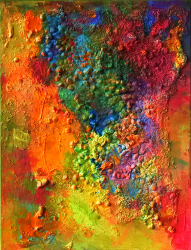 Painting titled "Matter Painting 40" by Pamela Rys, Original Artwork, Acrylic