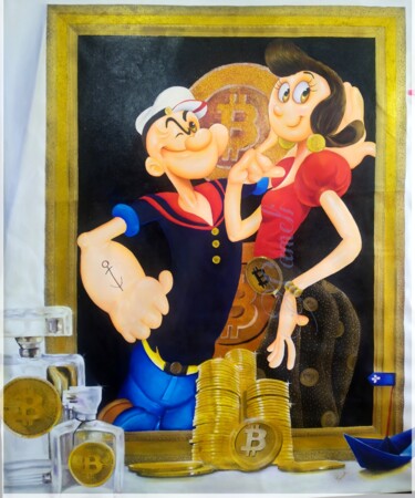 Schilderij getiteld "Photo on the dresser" door Pameli Kayal, Origineel Kunstwerk, Zeefdruk