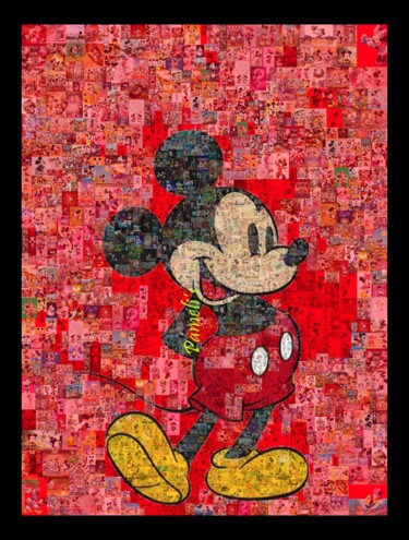 Digitale Kunst mit dem Titel "Mickey mouse Multiv…" von Pameli Kayal, Original-Kunstwerk, Fotomontage