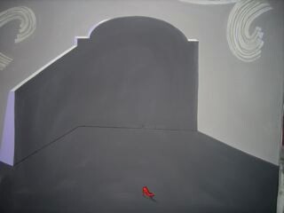 Malerei mit dem Titel "Un jour,Cendrillon…" von Pampouille, Original-Kunstwerk, Acryl