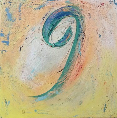 Peinture intitulée "Nine" par Hanna Maris, Œuvre d'art originale, Acrylique