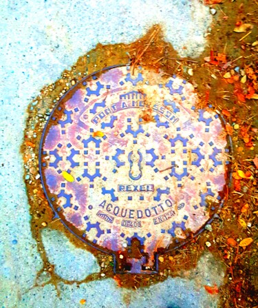 Photography titled "Manhole" by Paobel, Original Artwork, Digital Photography