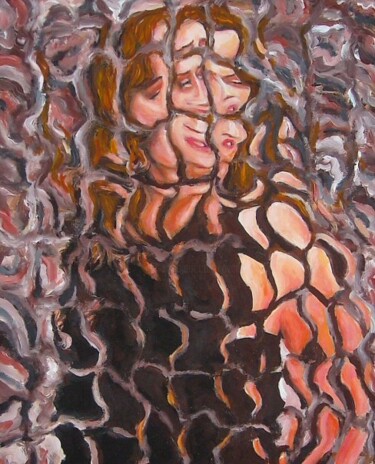 Painting titled "Rumori dietro l'ang…" by Paolo Avanzi, Original Artwork