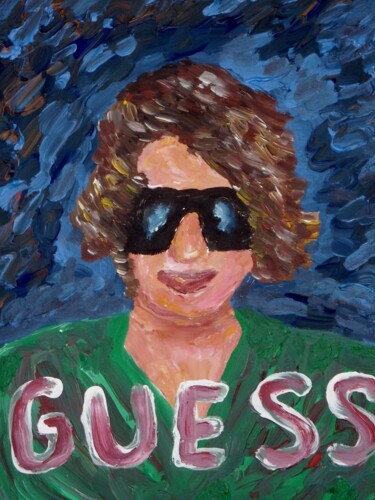 Pittura intitolato "Guess" da Paolo Avanzi, Opera d'arte originale, Olio