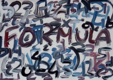 Pintura titulada "Formula" por Paolo Avanzi, Obra de arte original, Oleo