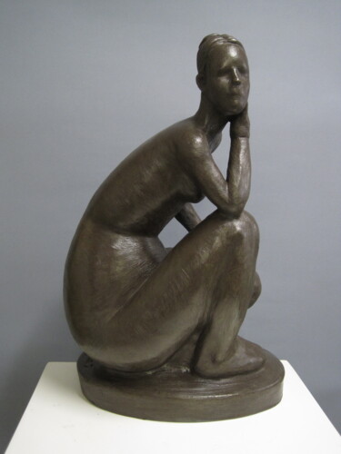 Sculpture titled "Margot 2" by Paolo Camporese, Original Artwork, Terra cotta