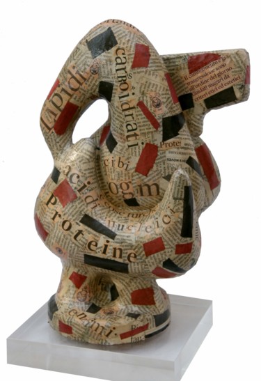 Скульптура под названием "proteina in struttu…" - Paolo Camporese, Подлинное произведение искусства, Мультимедиа