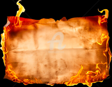 Artes digitais intitulada "Before It Burns!" por Paolo Chiuchiolo, Obras de arte originais, Imagem gerada por IA