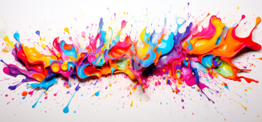 Цифровое искусство под названием "Rush Of Liquid Colo…" - Paolo Chiuchiolo, Подлинное произведение искусства, Изображение, с…