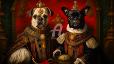 Digital Arts titled "The Princes Of The…" by Paolo Chiuchiolo, Original Artwork, AI generated image