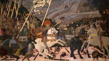 Ζωγραφική με τίτλο "Bataille de San Rom…" από Paolo Uccello, Αυθεντικά έργα τέχνης, Τέμπερα