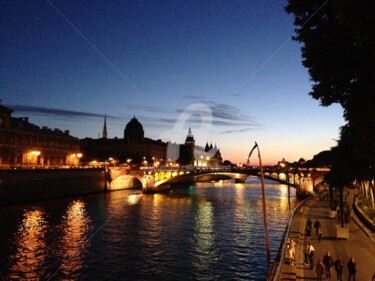 Fotografía titulada "Paris from Rive Dro…" por Yann Delpech, Obra de arte original, Fotografía digital