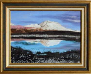 Peinture intitulée "Le Mont Mckinley" par Jean Parraud, Œuvre d'art originale