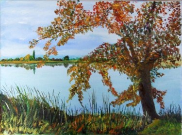 Painting titled "Couleurs d'automne…" by Jean Parraud, Original Artwork