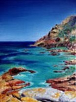 Peinture intitulée "Corse-les  sanguina…" par Jean Parraud, Œuvre d'art originale