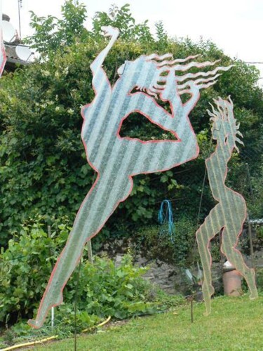 Sculpture intitulée "55 ombres à Journan…" par Pascal Borgo, Œuvre d'art originale