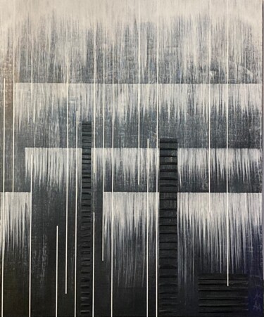Картина под названием "" Brouillard indust…" - Pascal Brel, Подлинное произведение искусства, Акрил