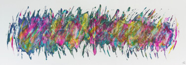 Schilderij getiteld "Rainbow" door Pascal Carro (PKRO), Origineel Kunstwerk, Acryl