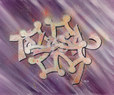 Malerei mit dem Titel "Graffiti-Art - TOLO…" von Pascal Kowalewski (PK29), Original-Kunstwerk, Acryl Auf Keilrahmen aus Holz…