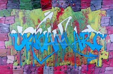 Painting titled "Urban-Art Graffiti…" by Pascal Kowalewski (PK29), Original Artwork, Acrylic Mounted on Wood Stretcher frame