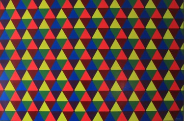 Malerei mit dem Titel "octogonal" von Pascal, Original-Kunstwerk, Acryl