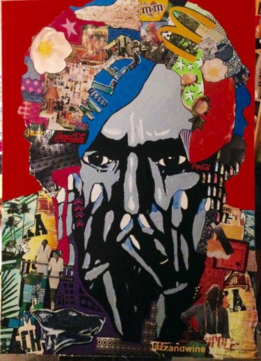 Peinture intitulée "Miles Davis" par Pascal Petit, Œuvre d'art originale, Acrylique