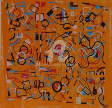 Картина под названием "3-Addiction- Les fl…" - Pascal Russi (PRussi), Подлинное произведение искусства, Акрил